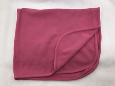 Parents Choice Pink Thermal Waffle Weave Baby Girl Blanket Security Lovey Solid