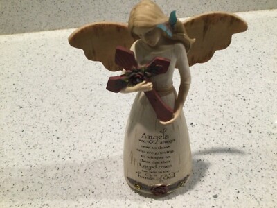 2012 Simple Spirits Angel 9   Holding Cross Sympathy