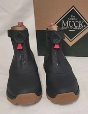 MUCK MEN'S APEX MID ZIP 6" MULTI -PURPOSE BOOT US 7M BLACK/GUM AXMZ001