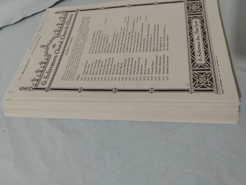 The Twenty Third Psalm Malotte Downing Sheet Music Women's Voices Lot Of 18 - Picture 2 of 5