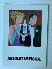 VODKA ABSOLUT IMPIGLIA N.274 CARTOLINA PUBBLICITARIA PROMOCARD PC 4856 nuova