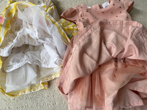 2 x Baby Girl Party Dresses Set - Disney Baby Winnie The Pooh (6-9mo) - Picture 4 of 6