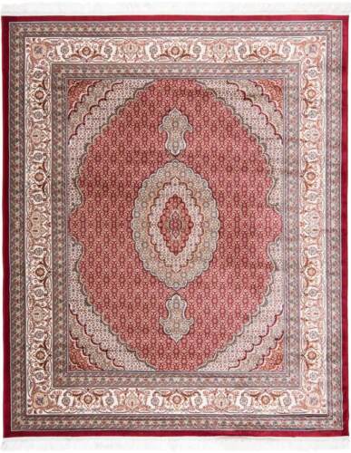 Tabriz Medallón Machine Woven Rug Persian Various Sizes - Rug, Carpet, Red - Picture 20 of 35