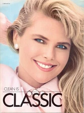 1988 Cover Girl Clean Make-Up Ad: Christy Brinkley