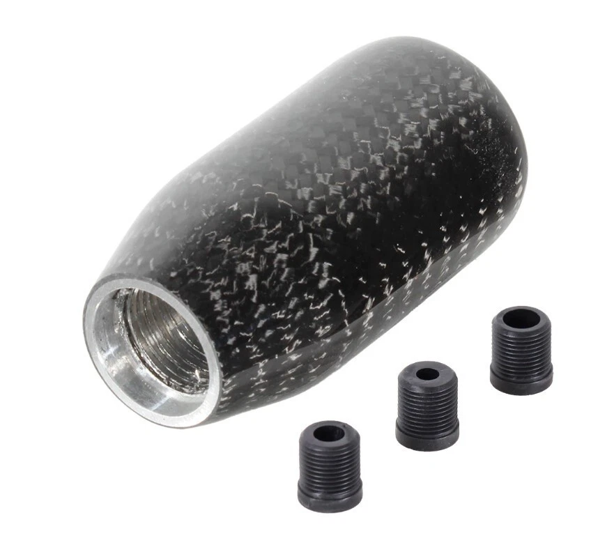 JDM Genuine Carbon Fibre Gear Shift Knob M12x1.25 M10x1.5 M10x1.25 M8x1.25 - Image 2 of 4