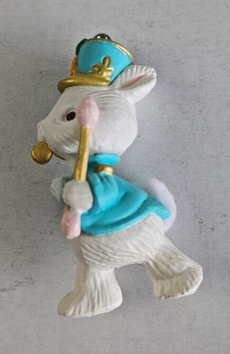 Vintage Dated 1992 Hallmark Easter Ornament Easter Parade Rabbit Bunny #20614 - Picture 5 of 8