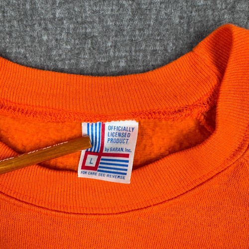 Felpa vintage Garan Denver Broncos uomo grande arancione NFL pullover anni 90 - Foto 3 di 7