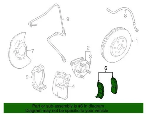 Juego de pastillas de freno de disco delanteras genuinas GM 2008-2014 Cadillac CTS STS 19421287 Foto 2 de 2