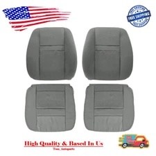 Driver Passenger Bottom Top Cloth Cover Slate Gray For 06-09 Dodge Ram 2500 3500