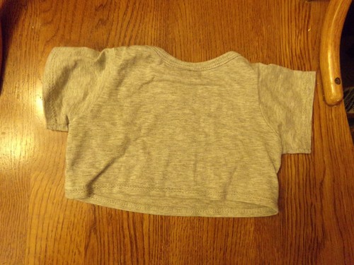 FOR doll or BEAR boys grey shirt build a bear - Picture 2 of 3