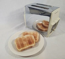 Vintage Proctor Silex Toaster With Cover 2 Slice T621WF TYPE T6 Tested