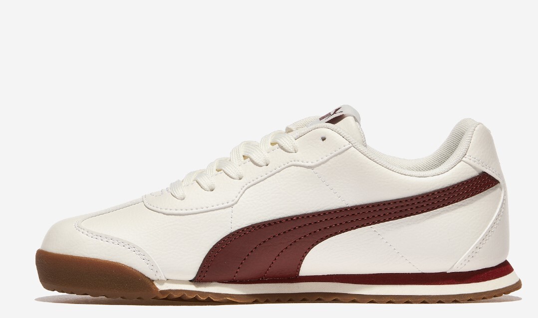 PUMA TURINO II T men's shoes 402049 03 Warm White-Intense Red-Gum