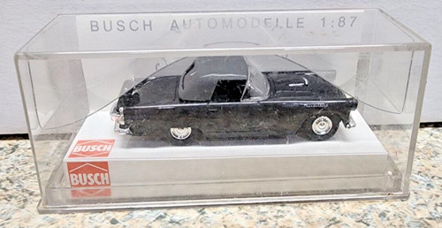 Ford Thunderbird 1956 Busch HO 1:87 54203 negro techo de trapo. | Zustand: New