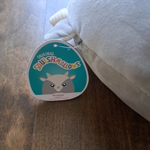 Squishmallows 8" Walker Grey Goat NWT New Plush Stuffed Animal Farm Easter Squad - Picture 3 of 6