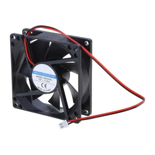 Replacement CPU Cooling Fan for DC 12V 2Pin Sleeve Bearing 80mm Silent Cooling F