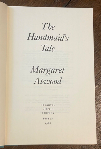 THE HANDMAID'S TALE - Margaret Atwood, 1st Ed / 1st Printing, 1986 - DYSTOPIAN - Imagen 3 de 9