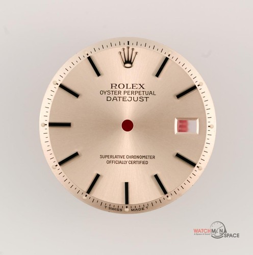 Rolex Datejust NQ 1600 1601 1603 de colección para hombre esfera plateada índice S/S #D9 - Imagen 2 de 8