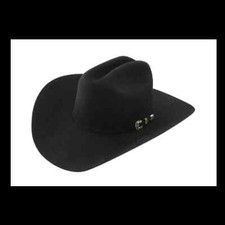 Stetson 6X Skyline Black Felt Hat With Free Hat Brush