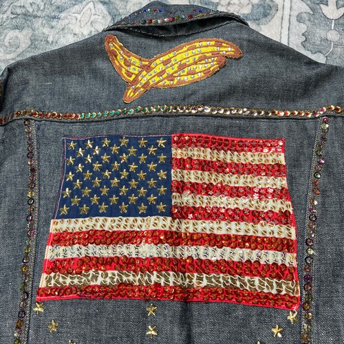 VTG 50s 60s Sears Roebuck Sanfordize Selvage Raw Denim Jacket M Blue Custom USA