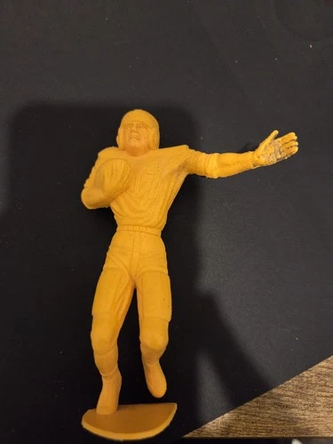 Vintage 1960s Marx ? Plastic Football Player 6"  Figure