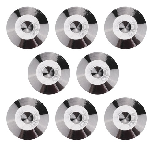 8 PCS MéTal Antichoc Pied Pointes Pads Supports Tapis pour Haut-Parleurs Le7696 - Photo 1/8