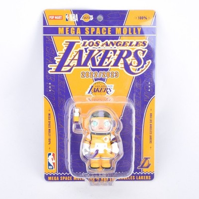 Pop Mart Mega Space Molly x NBA Los Angeles LA Lakers Special Edition Figure NEW