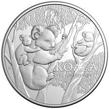 Australia 1 $ 2026 Koala 1 oz argento 9999 RAM Royal Australian Mint ST/BU