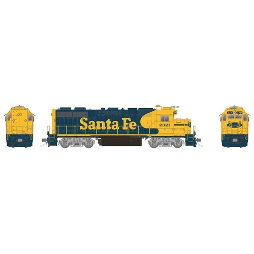 Rapido Trains 038001 HO ATSF GP38 Diesellok Standard DC #2321 | Zustand: New