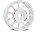 Legend OZ Alloy Rim in 7x17 ET30 Drilling 4x100 Race White Red Lettering