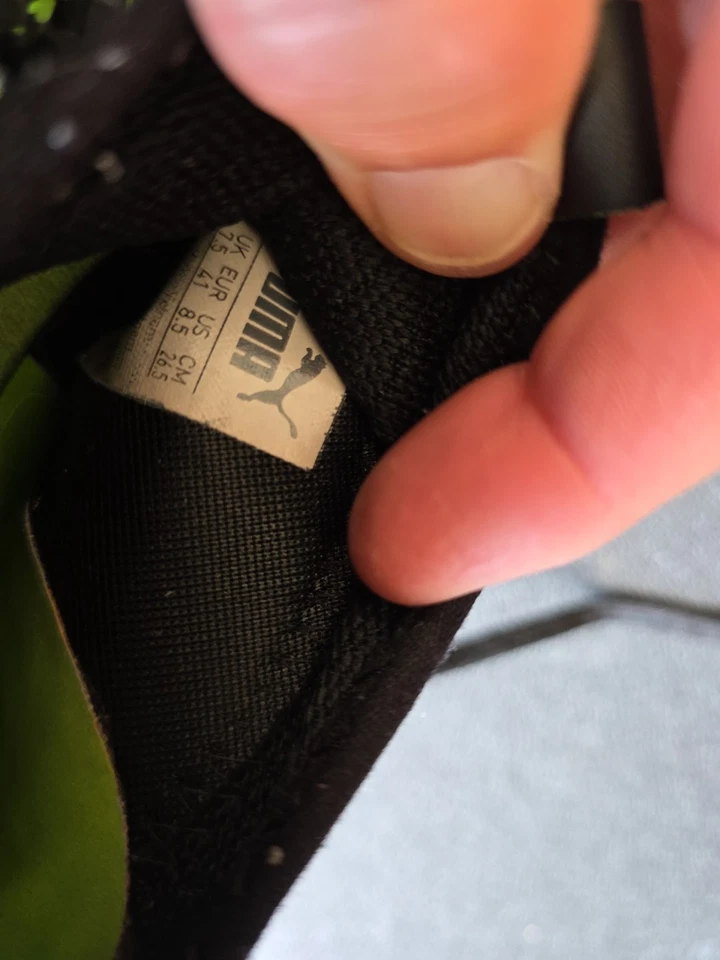 Puma Future 19.3 Netfit  Soccer Cleats Black/Green Men’s 8.5 - Image 4 of 4