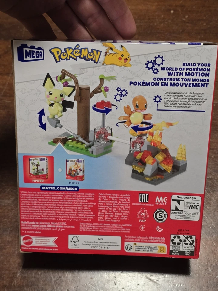 Mega Construx Pichu's Forest Forage 84 Piece Block Building Play Set - BRAND NEW - Image 2 of 4