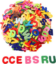 Felt Letters Stickers Self-Adhesive Alphabet Letters for Kids DIY Craft 500 Piec