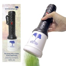 WWS Pro Grass Micro Static Grass Applicator – Railway Modelling Wargame Scenery
