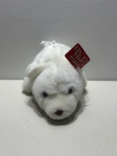 SNUFF SNUFFLES Gund 2151 Polar Bear White VTG with Tags Plush 7" Stuffed Animal
