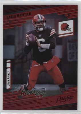2021 Panini Prestige Xtra Points Premium Red 282/299 Baker Mayfield #122 11cz