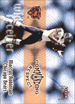 2001 Fleer Premium Commanding Respect #5 Marcus Robinson - FB