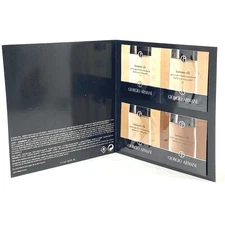 Giorgio Armani Luminous Silk Foundation 4 Shades Sample Card 4 x 0.13 fl oz