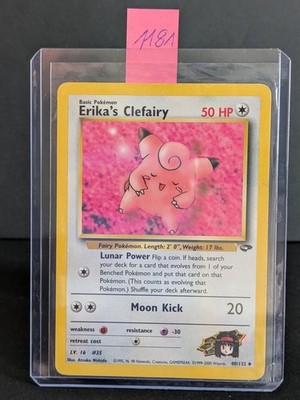 Pokemon Karte TCG Erika´s Clefairy 40/132 2000 GYM