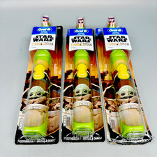 Oral-B Kids STAR WARS Mandalorian Electric Toothbrush 3PK Soft Bristles NEW