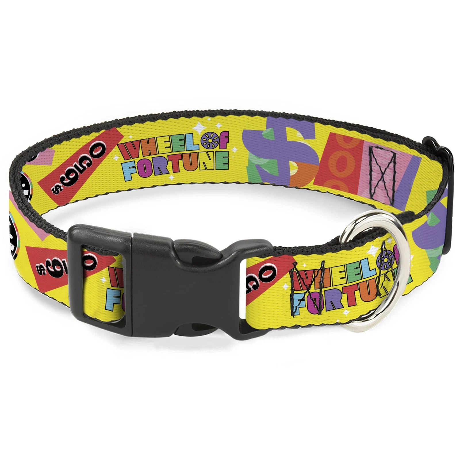 Sony Pictures Pet Collar, Dog Collar Plastic Buckle, Wheel of Fortune Test and W