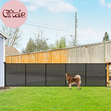 Reinforced 42" Tall Retractable Dog Gate, 155" Extra Long Retractable Baby Gate