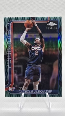 Topps Chrome Update 2026 Shai Gilgeous-Alexander Aqua Basketball Refractor /199