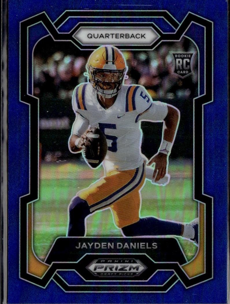 2024 Panini Prizm Draft Picks #108 Jayden Daniels Blue #/199