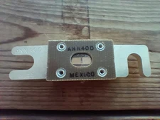 BUSS ANN 400 FUSE LIMITER 400 AMP Package With Holder and Spare Fuse 250V DC