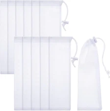 Washer Washing Machine Nylon Lint Trap Mesh Discharge Hoses Catcher 12 Pack