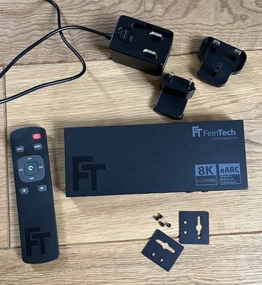 FeinTech AX340 - HDMI 2.1 eARC Pass Switch 4x1 - Audio Extractor für Soundbars