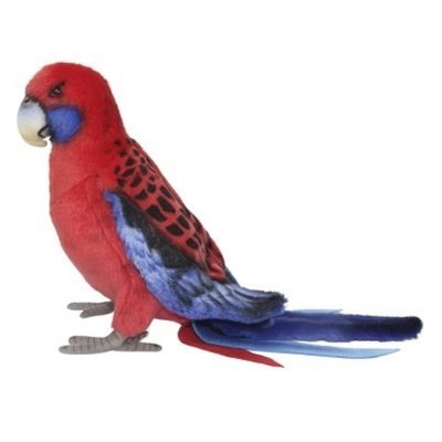 HANSA - Crimson Rosella - 30cm - Realistic Plush Soft Toy