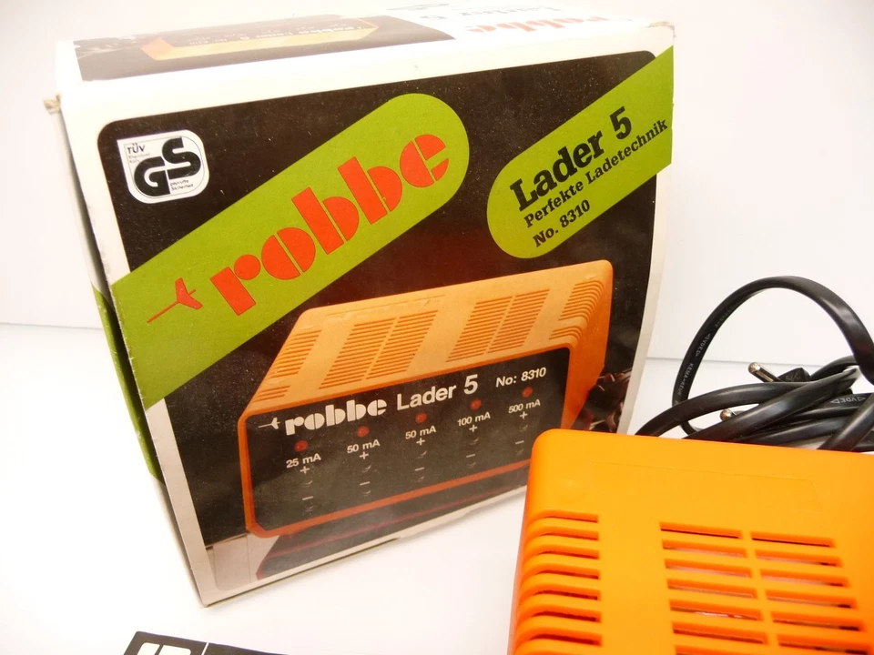 Robbe 8310 Lader 5 RC-Ladegerät 25/50/50/100/500 mA TOP in OVP - Bild 4 von 4