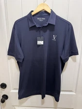 Mizzen Main Medium Classic Navy Versa SS Polo New With Tags Golf Dress Logo