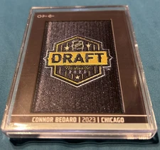 24-25 O-Pee-Chee Connor Bedard Rookie Draft Jersey Patch Card Chicago 2023 DP-1